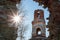 Old ruined church on a sunny day