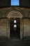 Old ruined domed doorway wrest park, west midlands