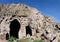 Old ruined greek house in abandoned medieval village,Cappadocia,Turkey