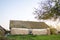 Old ruined house in the countryside. Emergency housing. Disaster. Storm hurricane flood earthquake. Demolition of old buildings.