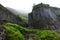 Old and ruined Indian fort Lohgad