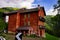 Old ruinous house in the South Tyrolean Alps in Italy