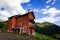 Old ruinous house in the South Tyrolean Alps in Italy