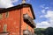 Old ruinous house in the South Tyrolean Alps in Italy