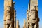 Old ruins of the ancient city Persepolis. Gate of all nations. Ancient Persia. Iran