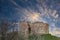 The old Ruins that are Ardrossan Castle which sit high on Canon Hill above the town