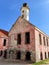 Old rundown lighthouse at Small Curacao, Caribbean