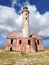 Old rundown lighthouse at Small Curacao, Caribbean