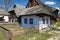 Old rural cottages in musem of the Slovak village