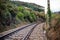 Old Rural Railroad at Northern Spain