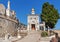 Old russian church in Menton, France.