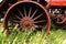 Old Rusted Antique Tractor Tire