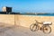 Old Rusted Bike next to Sqala du Port d`Essaouira in Essaouira Morocco