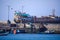 Old, Rusted  and Colorful Fishing Boats and Ships in the Somalian Berbera Port