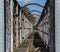 Old rusted train at trainstation