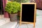 Old rustic blackboard