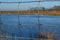 Old Rustic Fence on Ocean Inlet