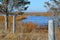 Old Rustic Fence on Ocean Inlet