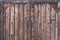 Old rustic and grunge wood texture door close up with bolt