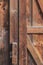 Old Rustic Pine Wood Barn Door