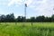 Old Rustic Windmill on Nebraska pasture landscape