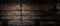 Old rustic wooden panoramic banner background