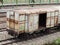 Old and rusty bogie trucks