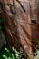 Old rusty floodgate  gates abandoned anthropogenic landscape