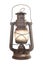 Old rusty kerosene lamp