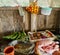 Old rusty kitchen in rural South America