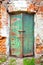 Old rusty metallic door