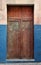 Old rusty Mexican colonial door