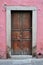 Old rusty Mexican colonial door