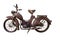 Old rusty motorcycle from the ddr - german democratic republic