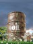Old rusty oil barrel
