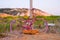 Old Rusty Pink Bike, Sand Beach, Nature, Sundown