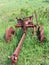 Old rusty plow