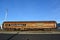 Old rusty railway carriage