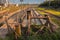 Old,rusty railways in a German city