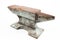 Old rusty rugged anvil foundry isolated white.