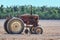 Old rusty tractor