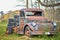 Old Rusty Vintage Truck With Rubber Tires