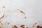 Old rusty white metal background,abstract texture, Corroded metal background, Rusty painted wall