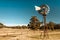 Old rusty windmill near Barossa valley