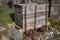 Old Rusty Wooden Mine Cart Outdoors