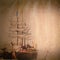 Old sail ship grunge paper texture