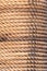 Old sailboat rope background texture. Portrait version