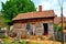 Old Salem, NC: Log Cabin at 1771 Miksch House