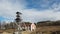 Old salt mine building in Slanic , Prahova County , Romania