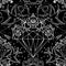 Old school tattoo style seamless pattern. Classic vector tattoo